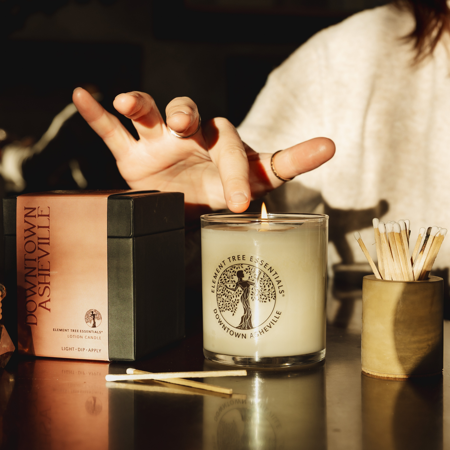 Downtown Asheville Lotion Candle