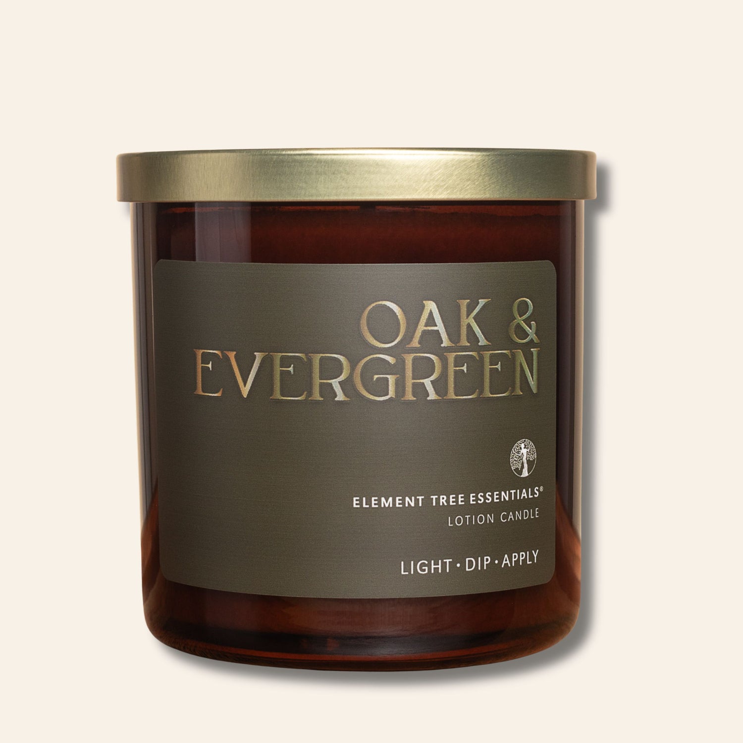 Oak & Evergreen Lotion Candle