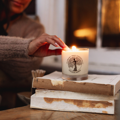 Golden Amber Lotion Candle