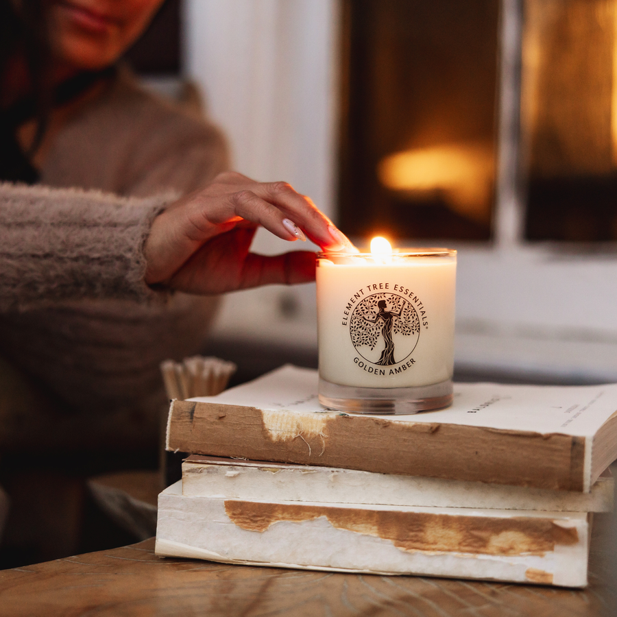 Golden Amber Lotion Candle