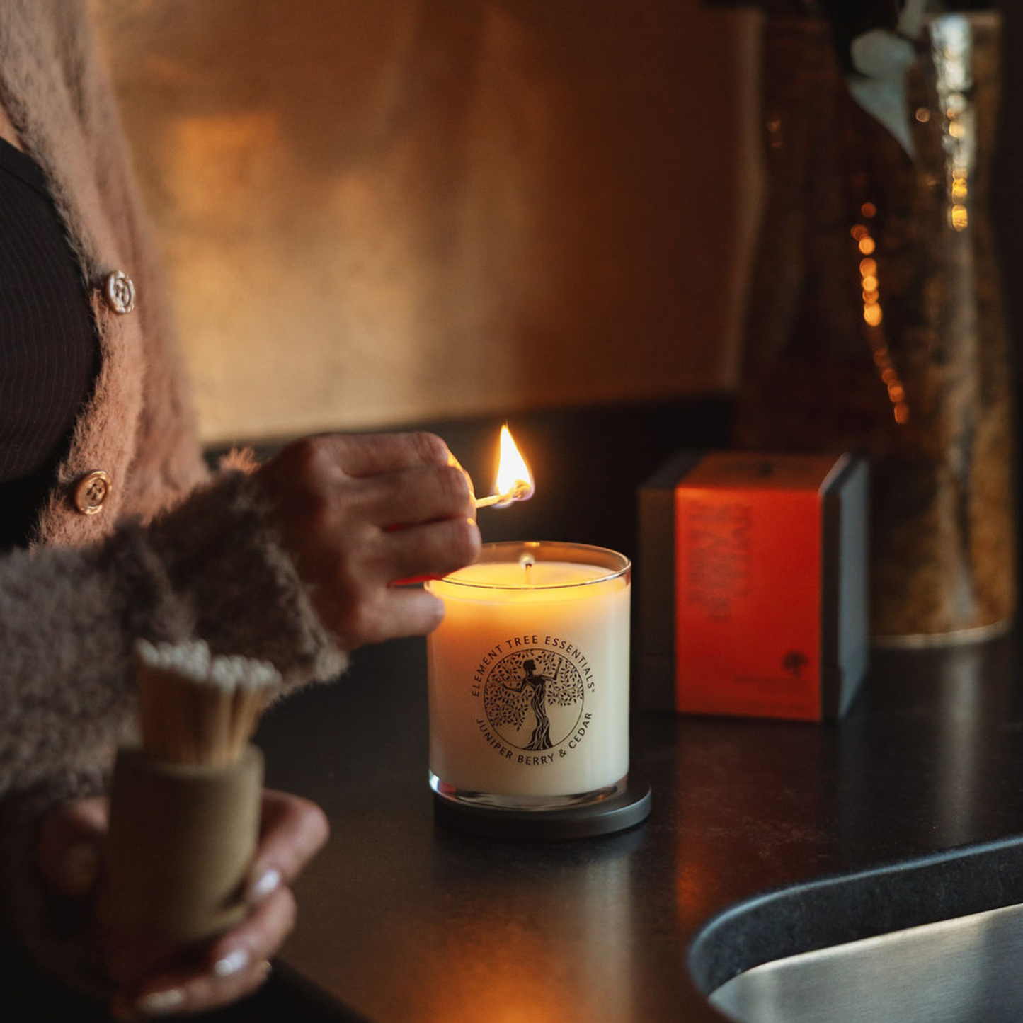 Juniper Berry & Cedar Lotion Candle