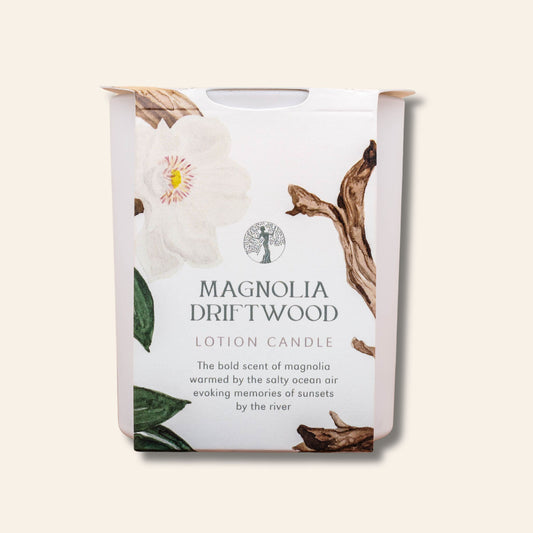 Magnolia Driftwood Lotion Candle