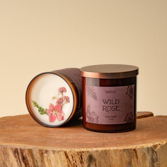 Wild Rose Lotion Candle