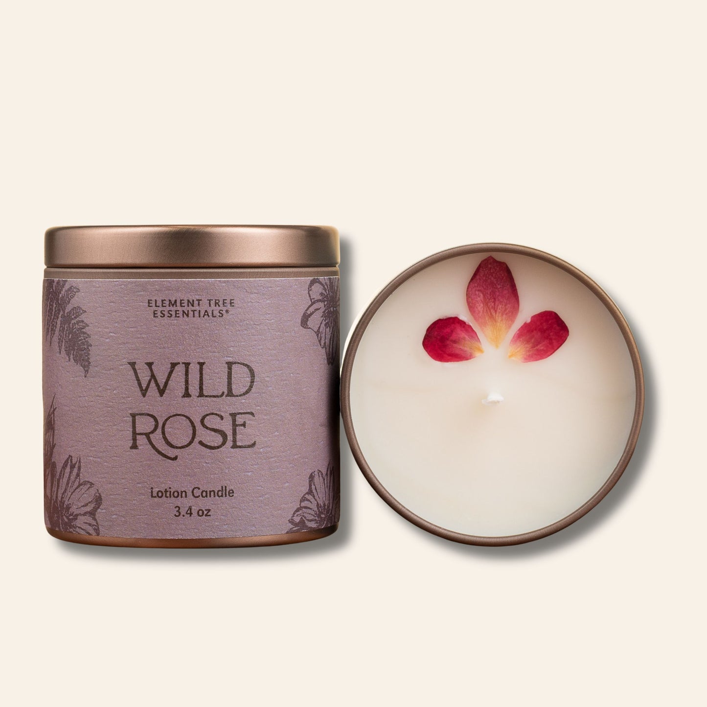 Wild Rose Lotion Candle
