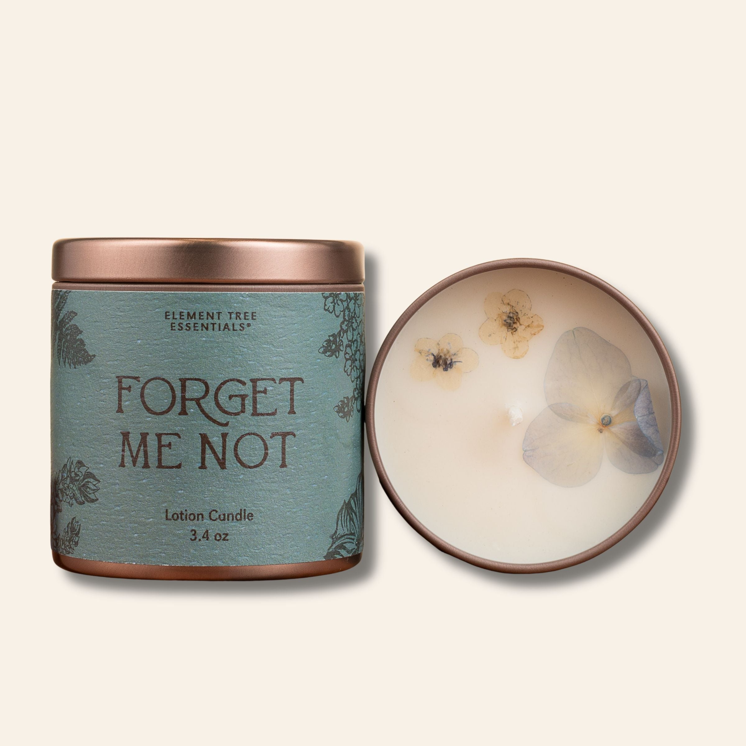 Element Tree Essentials Forget Me Not Lotion Candle - Thumbnail 2